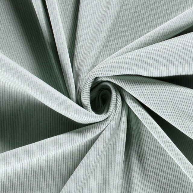 Rib jersey solid ice blue