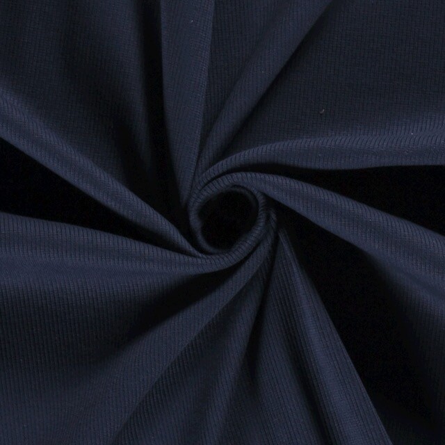 rib jersey solid navy