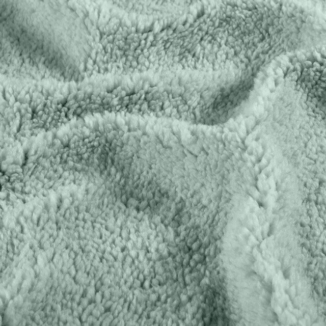 Sherpa fleece solid ice blue