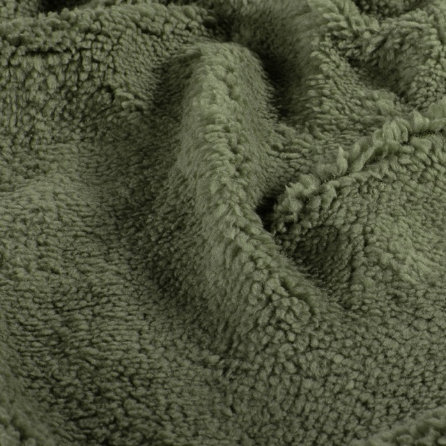 Sherpa fleece solid forest green