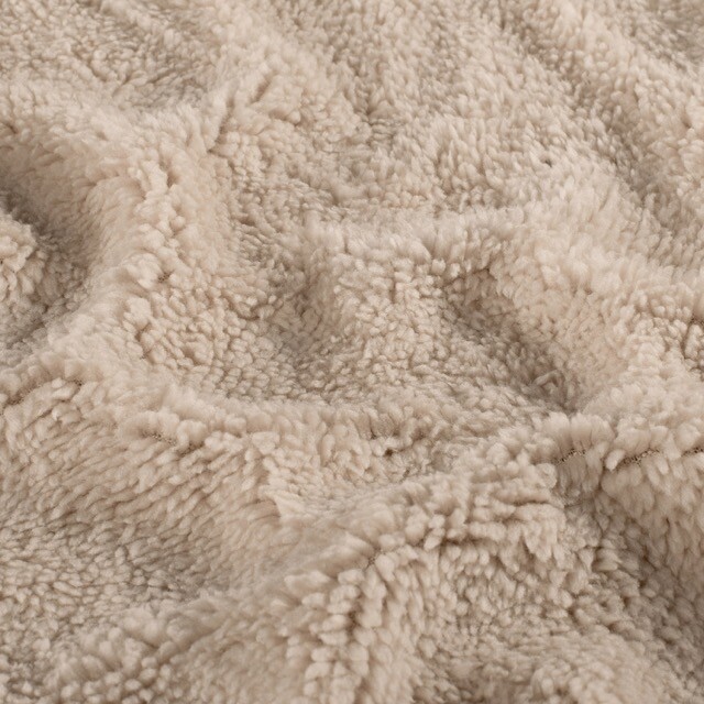 Sherpa fleece solid beige