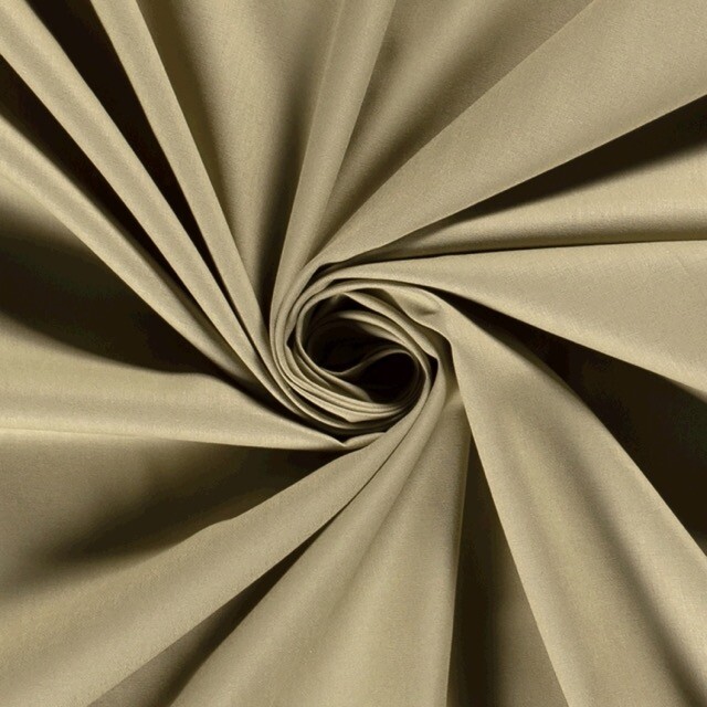 Cotton Poplin plain olive green