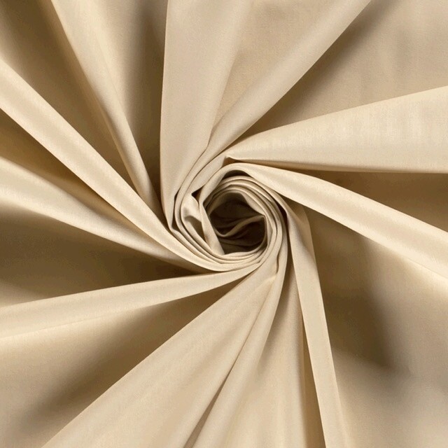 Cotton Poplin plain beige