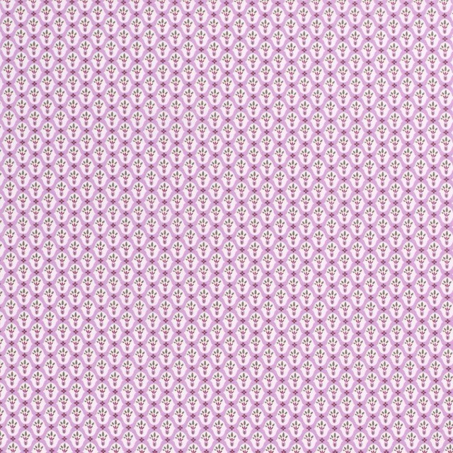 cotton poplin printed flowers light pink