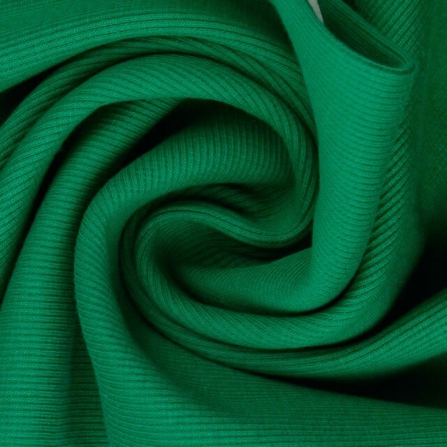 50x60cm cuffs ribbed 2x2 grass green