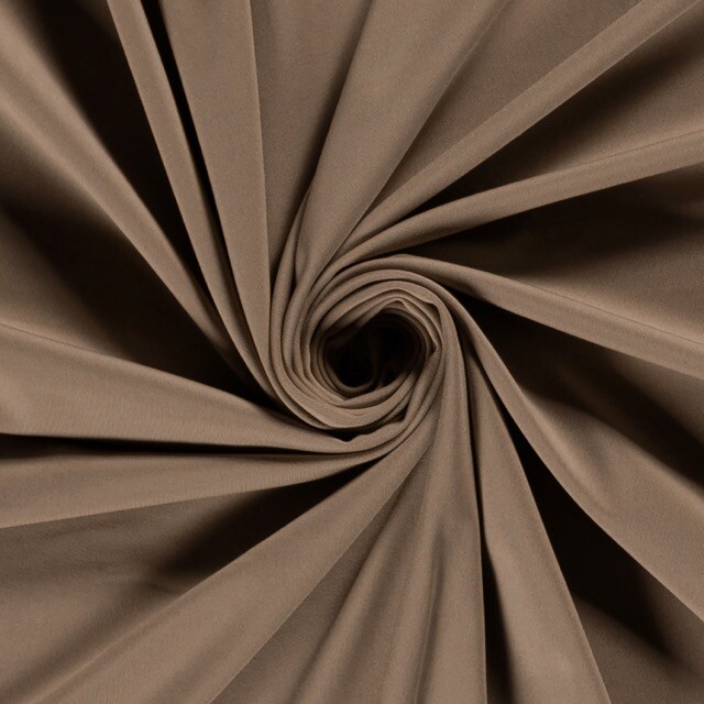Sportsjersey solid taupe brown