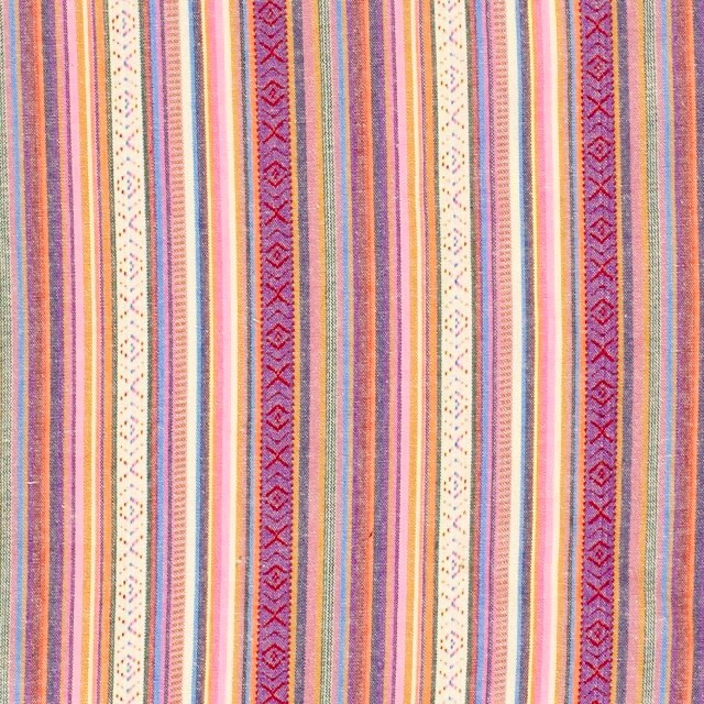 Jacquard mexican stripes multicolor