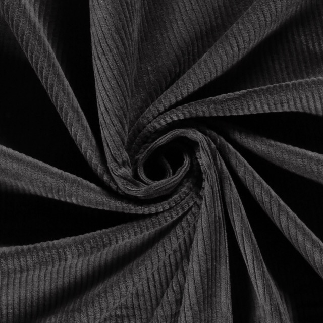 Corduroy stretch dark grey
