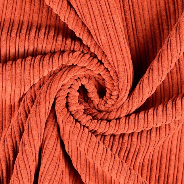 Corduroy with fur backing brick
