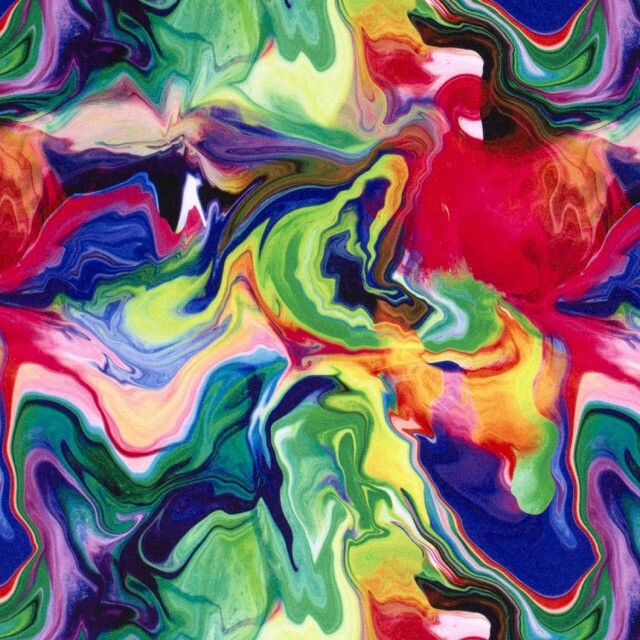 Burlington digital print abstract multicolor