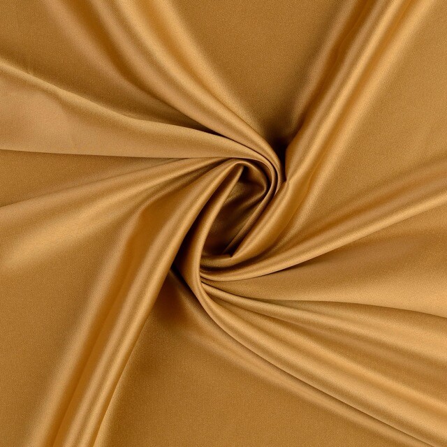 Satin fabric solid beige