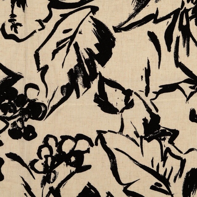 Viscose linen flowers sand
