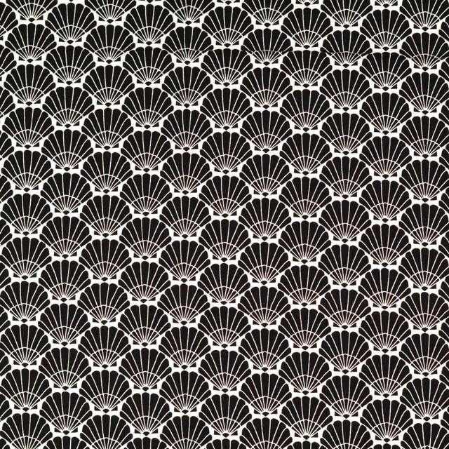 Viscose poplin shells black