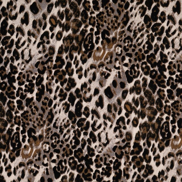 Viscose satin fur grey