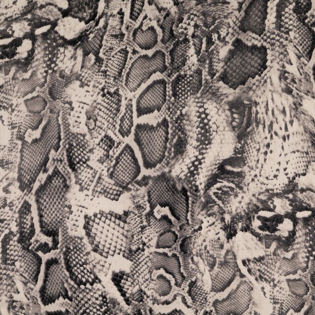 Viscose satin fur grey