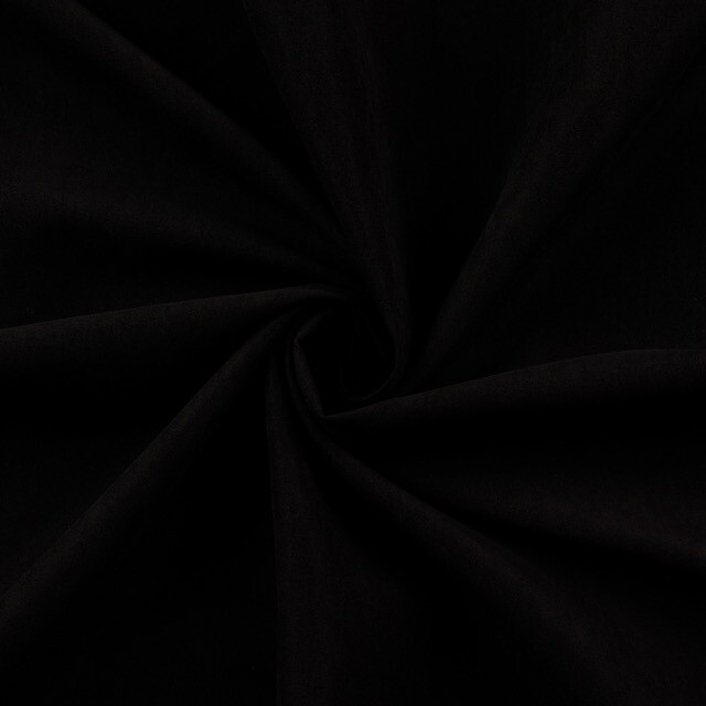 Trenchcoat fabric solid black
