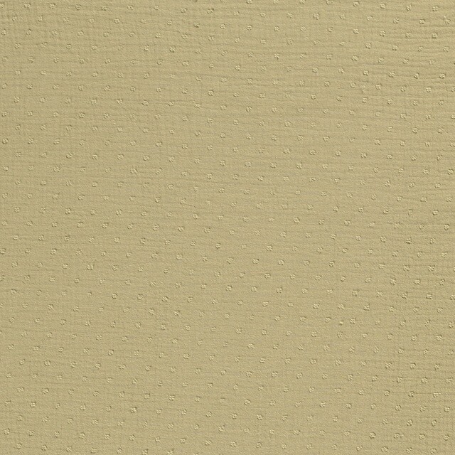 Cotton muslin dobby dots olive green