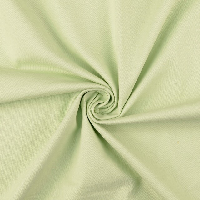 Jeans fabric solid light green