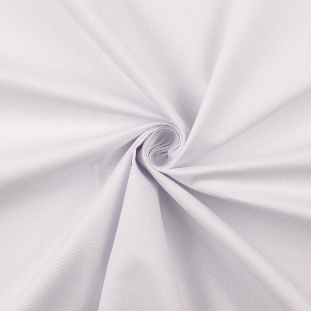 Jeans fabric solid white