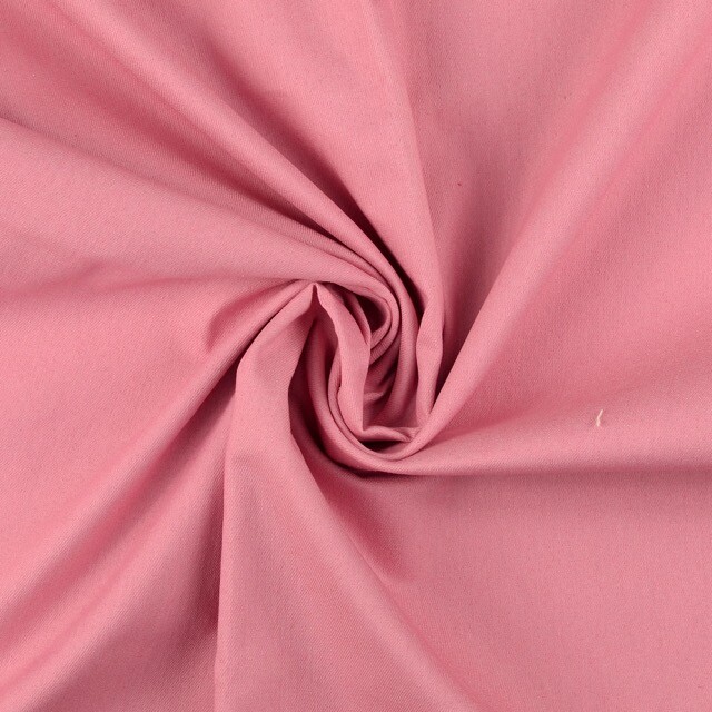 Jeans fabric solid old pink