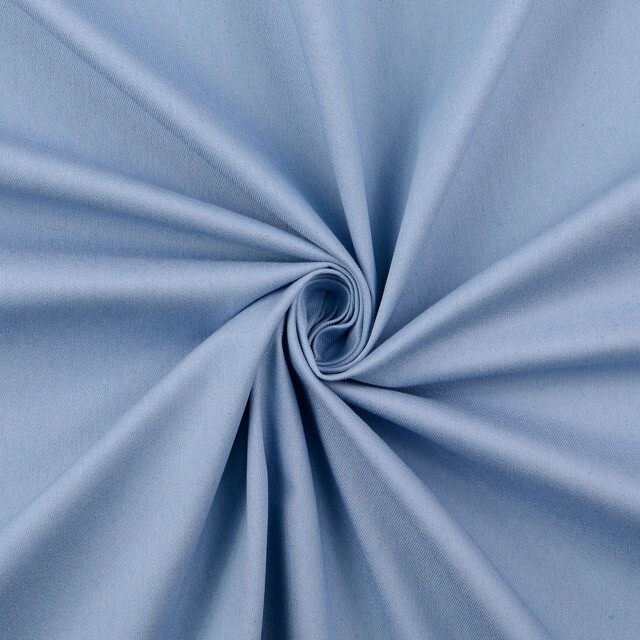 Jeans fabric solid sky blue