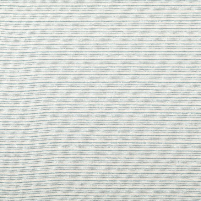 French terry yarn dyed stripes turquoise