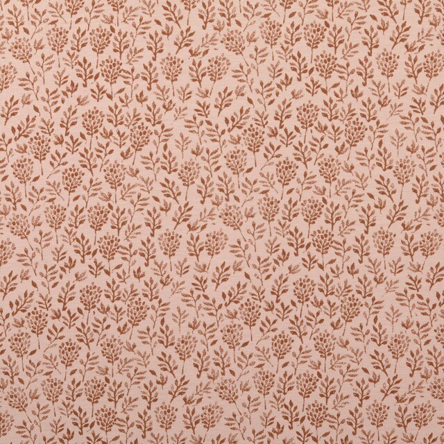 Cotton jersey flowers brown