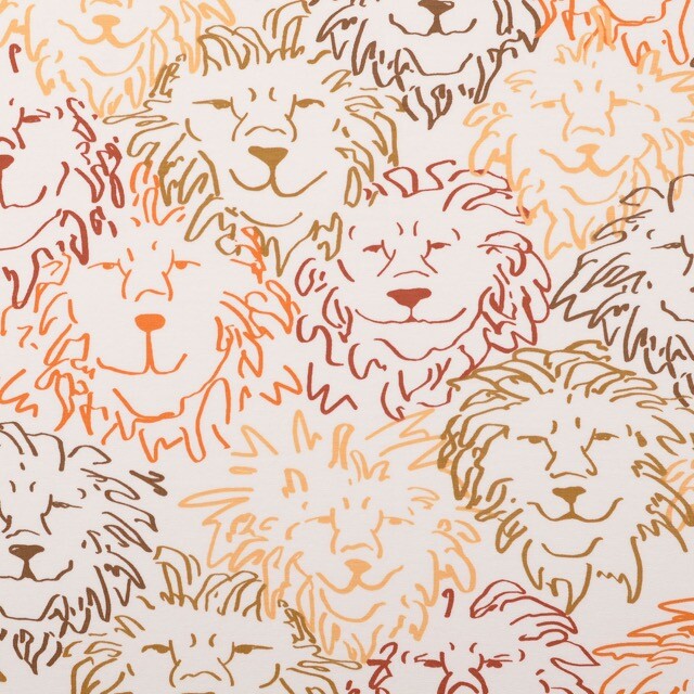 Cotton jersey lions brown
