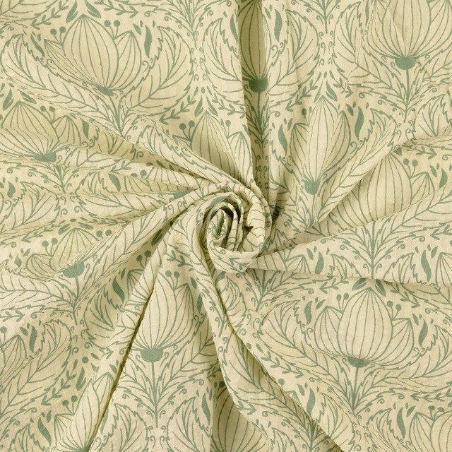 Seersucker ornaments green