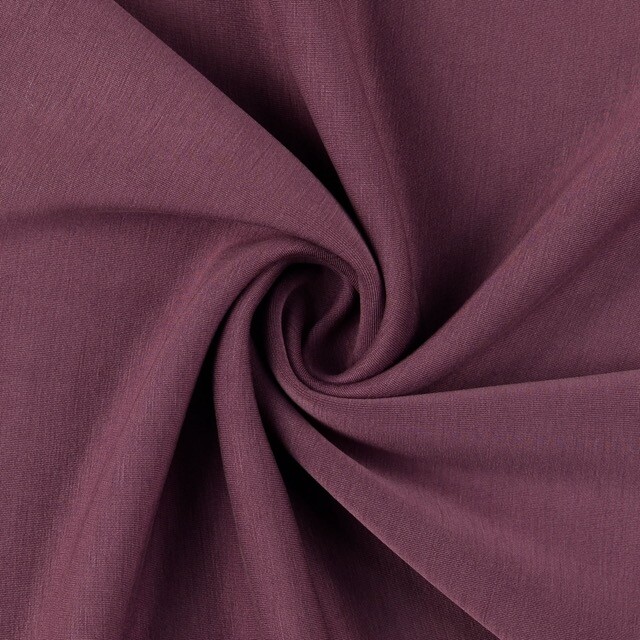 Scuba fabric yarn dyed solid red violet