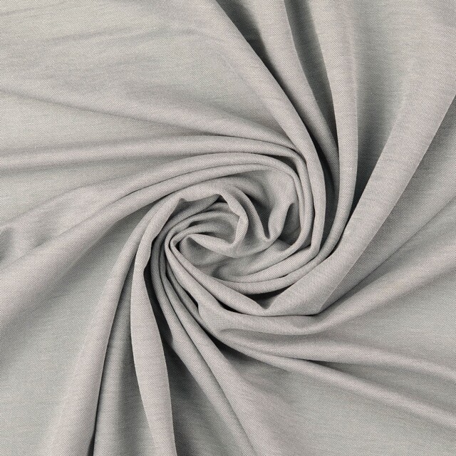 Heavy knit melange yarn dyed solid grey