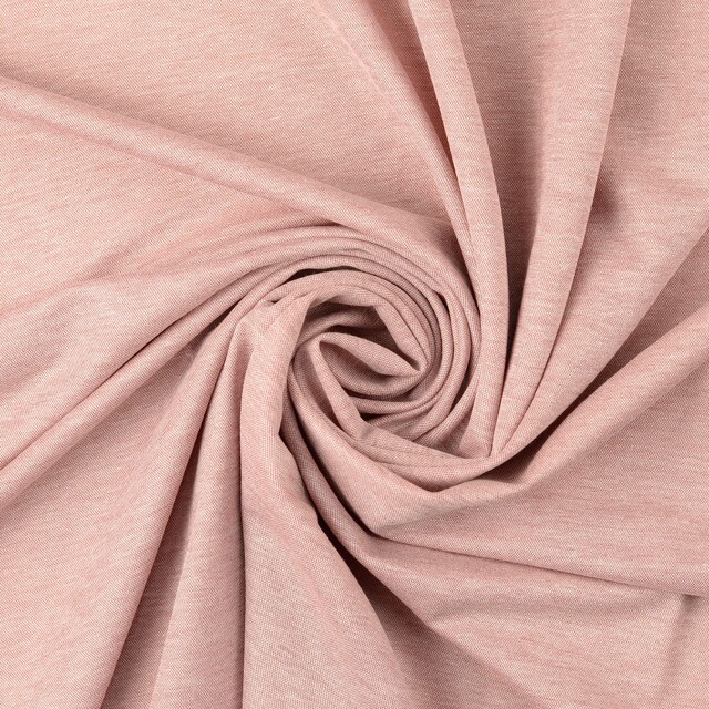 Heavy knit melange yarn dyed solid brown