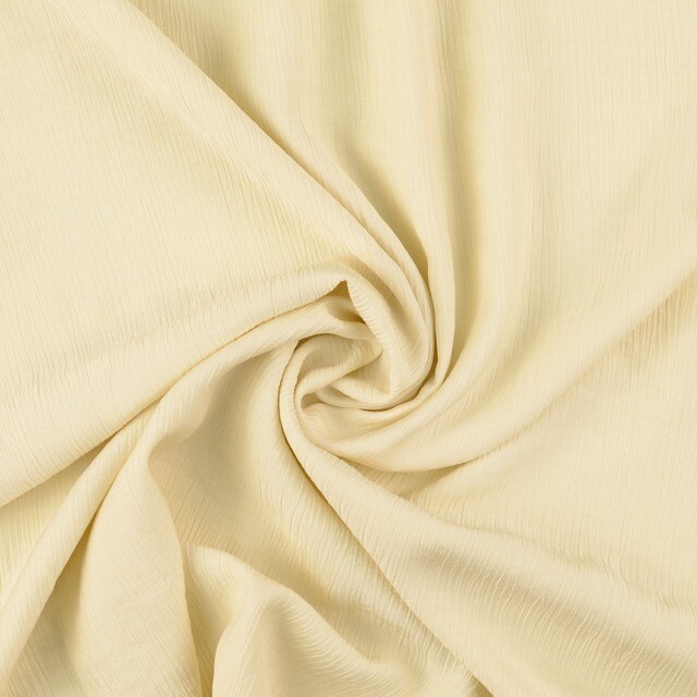 Viscose poplin crushed solid nude