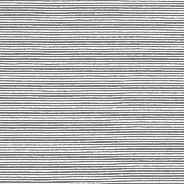 cotton jersey striped 2mm dunkelgrau