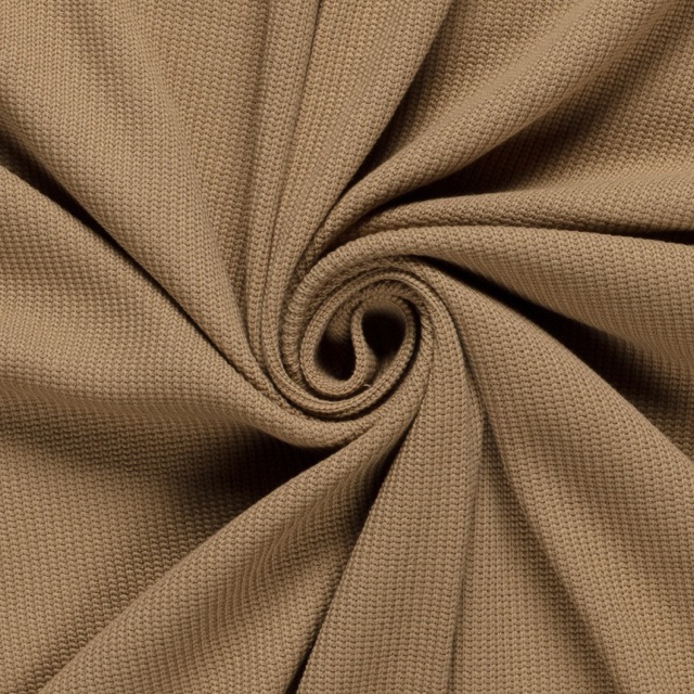 knit jersey camel