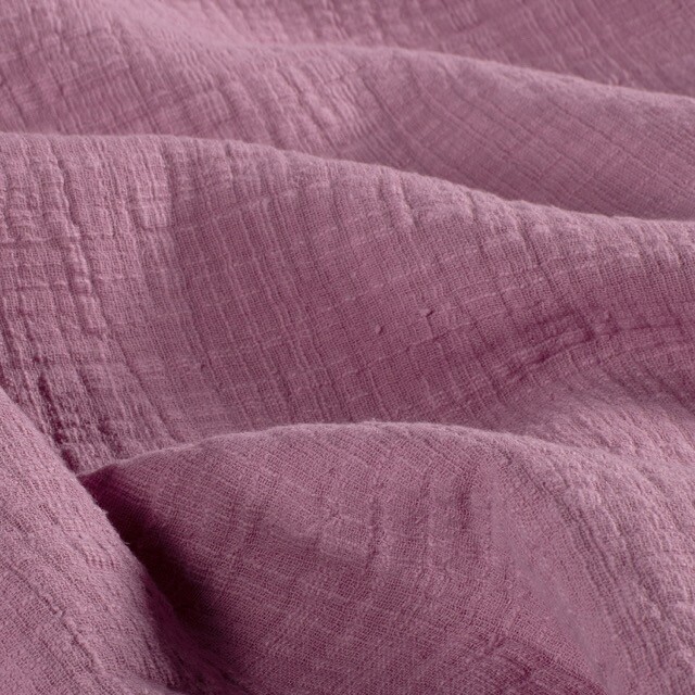 Cotton muslin slub old pink