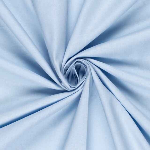 Cretonne cotton premium solid baby blue