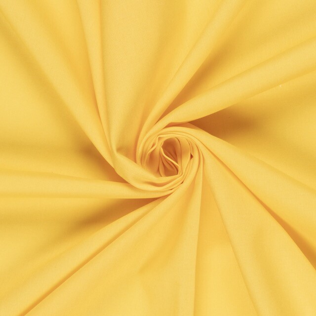 Cretonne cotton premium solid yellow