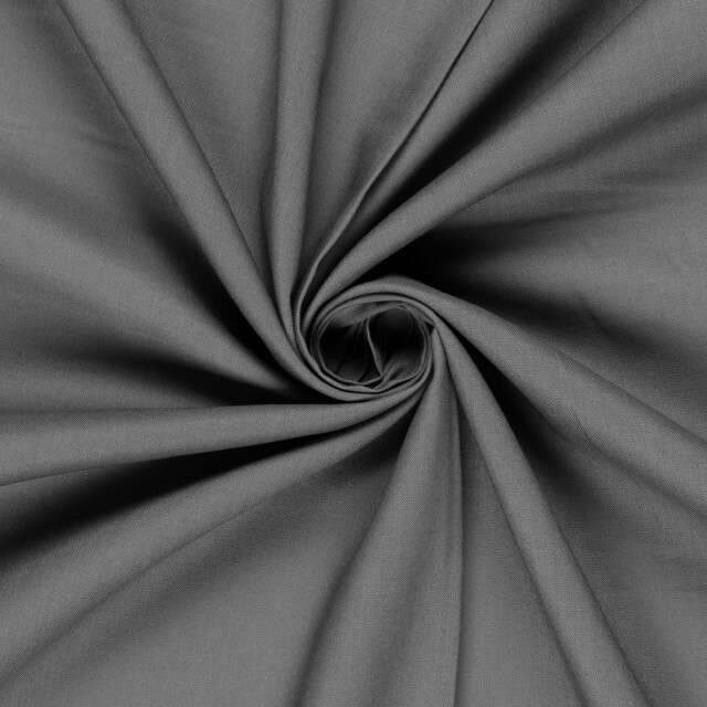 Cretonne cotton premium solid dark grey
