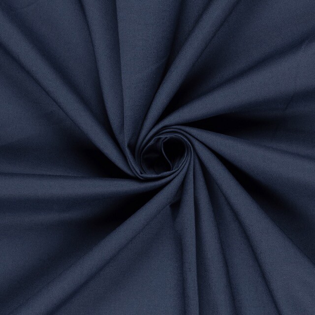 Cretonne cotton premium solid dark blue