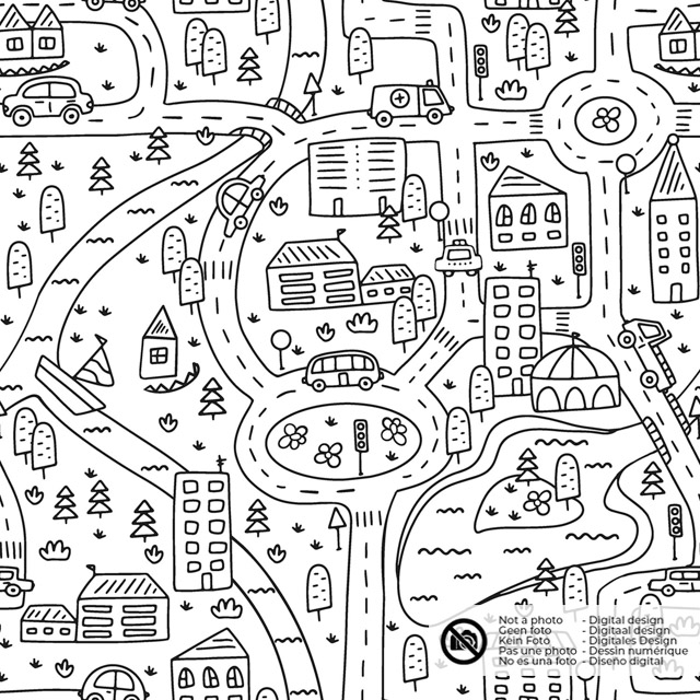 Cotton poplin city white