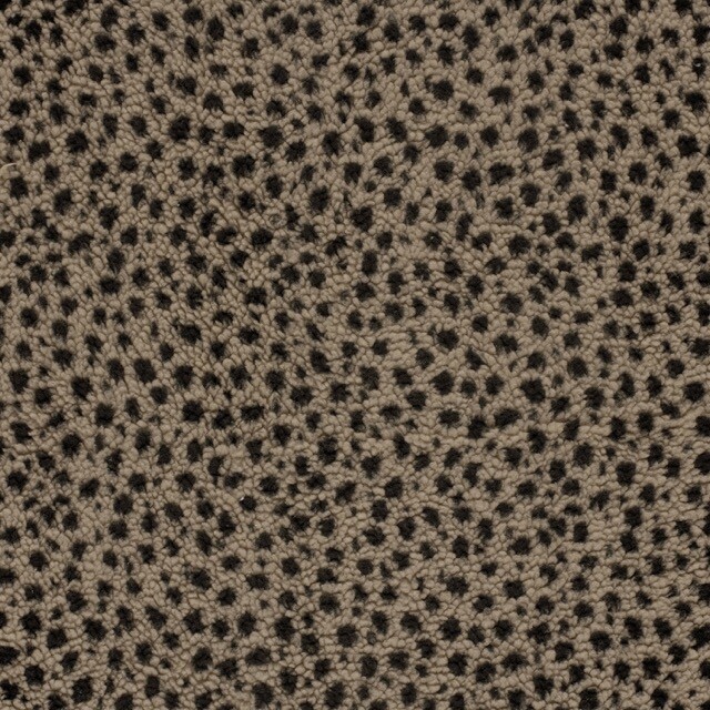 Sherpa fleece jacquard panther taupe grey