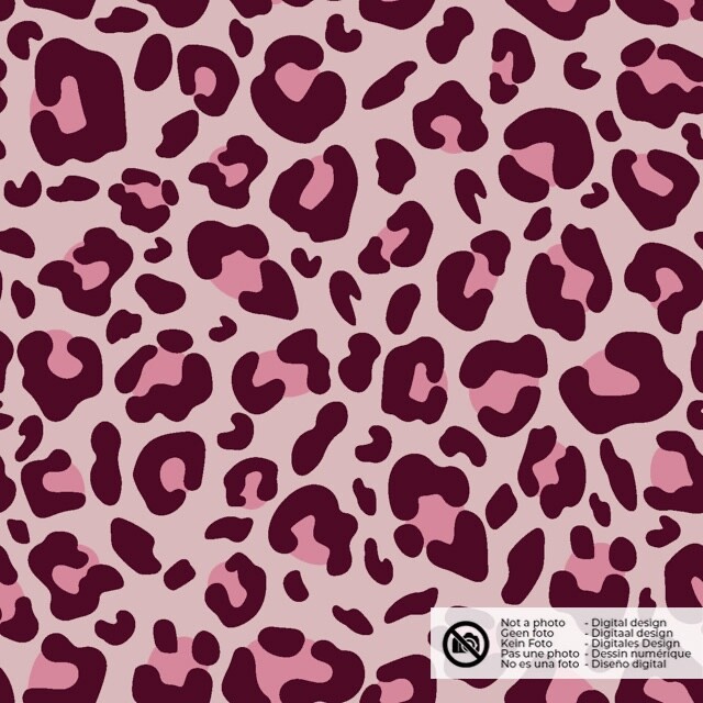 Softshell digital print leopard pink