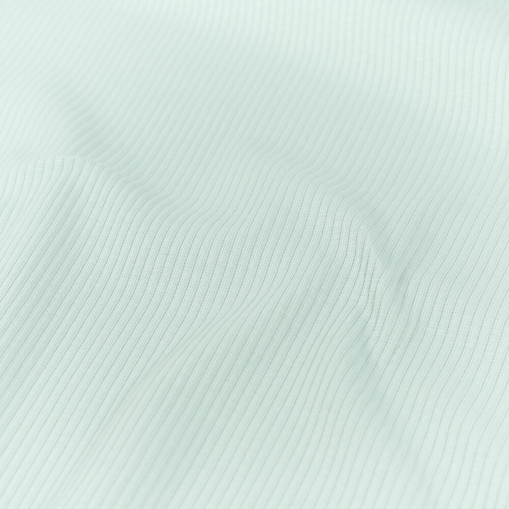 rib jersey solid ice blue