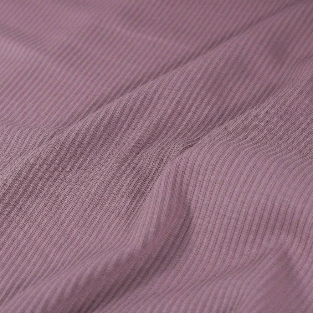 rib jersey solid mauve