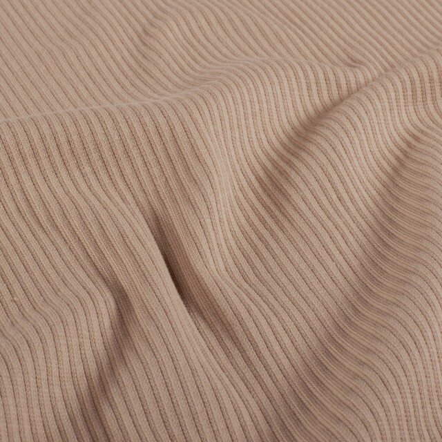 Rib jersey solid nude