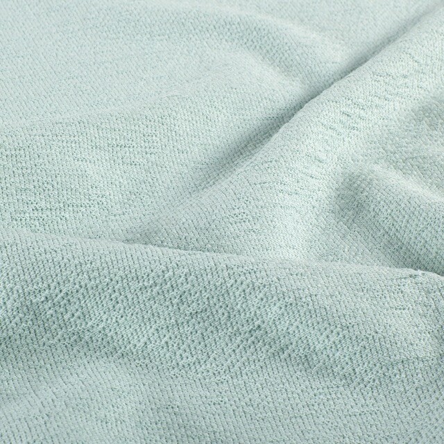 Terry crepe solid ice blue