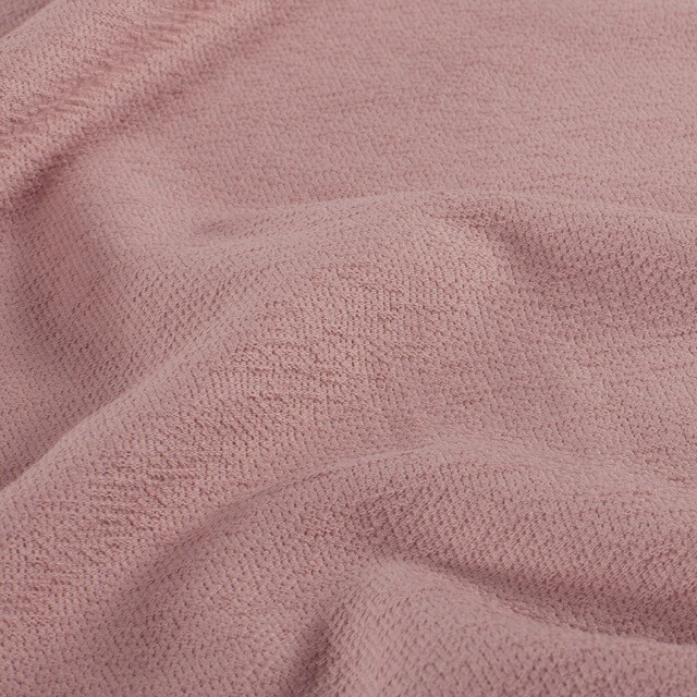 Terry crepe solid light mauve