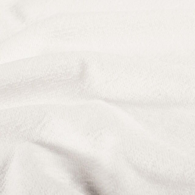 Terry crepe solid offwhite