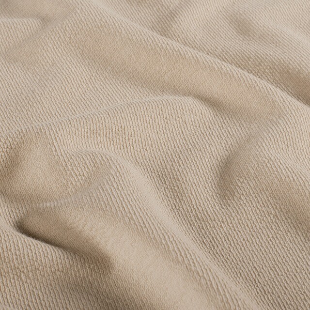 terry crepe solid beige